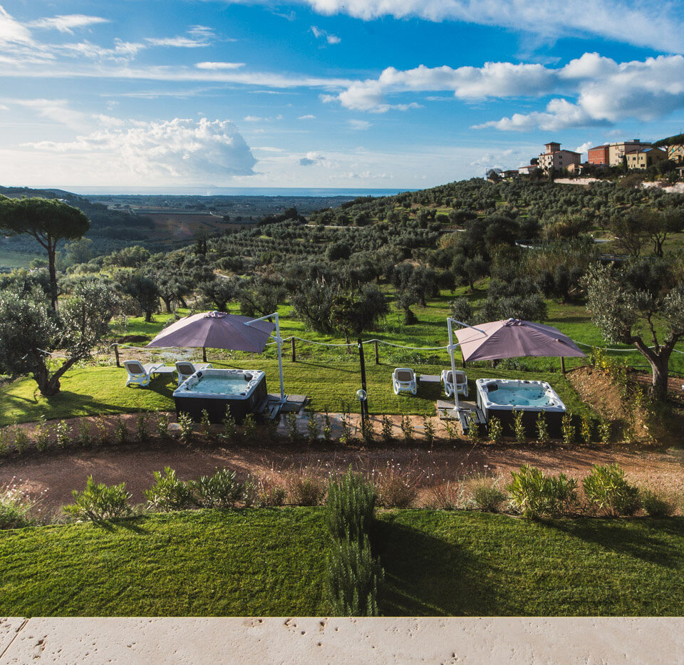 Camera vista mare Toscana
